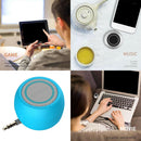 2Pcs New Fashion Mini Speaker 3W 3.5mm AUX Jack For