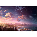 Diamond Painting Clouds Over Mountains DIY Full Round Wall Picture 40x30cm