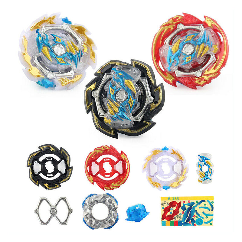 1 Set 3-in-1 Beyblade Burst B-133 Ace Dragon.St.Ch DX  No Launcher No Box