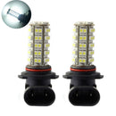 2pcs 9006 68SMD Car 3528 LED White Bump Fog Head Day Driving Light Lamps Tide