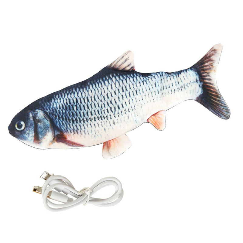 2x Cats Kitten Lifelike Simulation Electric Plush Wagging   Interactive Toys