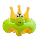 Colorful Baby Learning to Sit Seat Sofa Cover Chair Case No Liner (Frog)