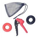 Hand Grip Strengthener Workout Kit 3 Pack - Resistance from 22-70 LB - Metal