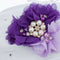 1 Set Purple Flower Pearls Diamante Ring Bearer and Flower Girl Basket