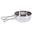 1pc stainless steel folding camping picnic mess tin bowl cookware N JC&M