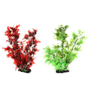 2pc Aquatic Plants, Large Aquarium Plant Plastic Fish Tank High Tree Decorations