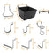 81Pcs Pegboard Hooks Assortment With Pegboard Bins Peg Locks Tools OrganizeS Hn