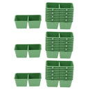 30 Pack Bird Seed Hanging Food Feeder Bowl for Parrot Budgies Parakeet