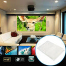 84 Inch Portable Projector Curtain Fabric Projection Screen 16:9 White For  C3L7