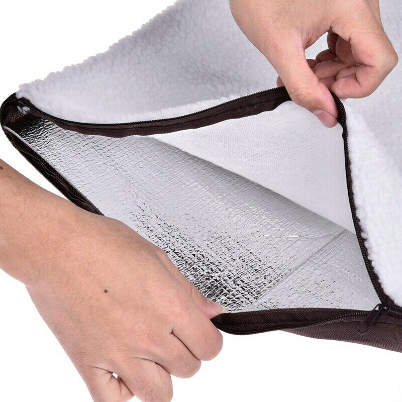 Self Heating Dog Cat Blanket Pet Bed Thermal Washable No Electric Blanket S