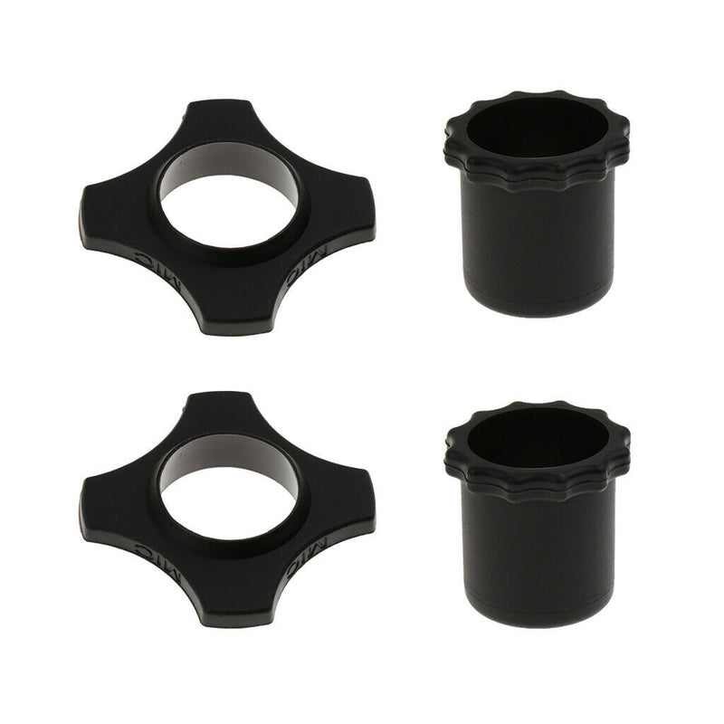 4x Black Mic Wireless Protection Rings Roller Rod Sleeve for Mic Parts