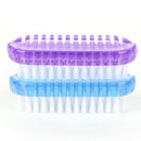 Plastic Nail Cleaning Scrubbing Brush Double Sided Hand Nail Brush CleanerME