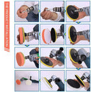 18x Auto Car Polish Wax Soft Thick Foam Sponge Pad Polisher Buffer Pad Set Black