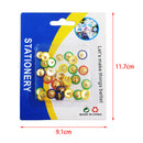 30pcs Round Push Pins Round Head Thumbtack For Board Map Office School Decor