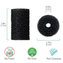 12 Pcs Pool Hose Tail Scrubbers Sweeps Scrubber Pool Pre-Filter Intake Spon S5O1