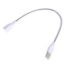 USB Male To Female Extension Cable LED Light Fan Adapter Cable Metal Hose CordJR