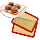 Multifunctional Food Grade Silicone Baking Tray Mats W2B5 Sheets Non-Stick V3T5