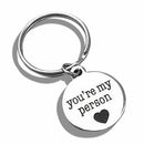 You Are My Person Keychain Letter Puzzle Key Rings Creative Key Fob Popul ALY