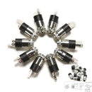 10X PJ-392 3 Pin 3.5mm Stereo Headphone Audio Video Jack Socket Plug With Nut*