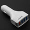 Quelima Qc3.0 Quick Phone Charge Adapter 4 Usb Port Car Charger Fast Smart  J6C9