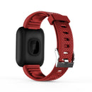116 Plus 1.3 inch Screen Smart Bracelet Fitness Tracker USB Wristband (Red)