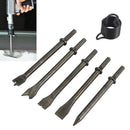 6 Pcs Heavy Duty Smoothing Pneumatic Air Hammer Pneumatic Chisel Bits Tools