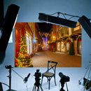 Christmas Street Photography Background Cloth Backdrop Photographic Props