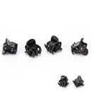 Fashion Women Girls 12pcs Black Plastic Mini Hairpin 6 Claws Hair Clip Clam JR