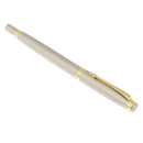 Metal Fountain Pen Golden Trim 0.38mm Stainless Steel Nib Business Gift Pen