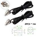 2x NTC 10K Thermistor Temperature Sensor Thread Probe Cable 1m A