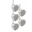 Jewelry Crystal Heart with Pendant Chain USB Flash Drive 2.0 Necklace Memor U6V7