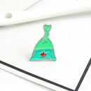 Cartoon Cute Goldfish Pin Brooch Creative Badges Unisex Bag Jacket Jewelry