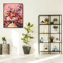 Painting By Numbers Kit DIY Brilliant Flower Canvas Oil Art Picture Craft