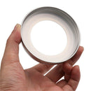8 Pcs Stainless Steel Jar Lids 86Mm Sealed Leak Proof Cover With Silicone S Z7S1