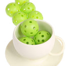 6pcs Plastic Whiffle Airflow Hollow Golf Practice Green Round Training Ball