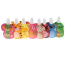 Animal Fold Water Bags Squeeze Bag Reusable Food Pouch Toys for Kids Childr3C