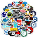 50Pcs Internet Java Stickers Programmer DIY Suitcase Laptop Guitar Car DecalOZ