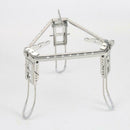 Outdoor Stainless Steel Pot Rack Portable Folding Barbecue Holder Camping P