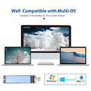 NVMe to USB Adapter 10Gbps M.2 M Key SSD to to USB 3.1 Gen 2 Type A Card A