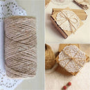 33M Christmas Hemp Rope Cord Marline for Wedding Favors Candy Boxes DIY Decor Cy