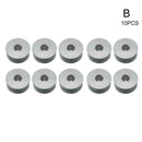 10* Aluminum Industrial Sewing Machine Bobbins Metal Supplies 21mm Carft Sp Y0B1
