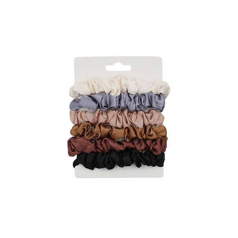 6* Hair Band Scarf Bow Ties Rope Elastic Scrunchies Women Girls Accessories Set