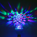 E27 RGB LED Bulb 3W Rotating Crystal Magic Ball Stage Party DJ Disco Light