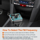 Bluetooth FM Transmitter for Car,Wireless FM Transmitter Radio Receiver Ada