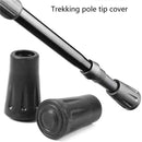 Rubber Outdoor Trekking Pole Tip Cover Round Walking Stick Accessories