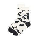 Cow texture cotton tube stockings Japanese wind cute socks cotton J7U1