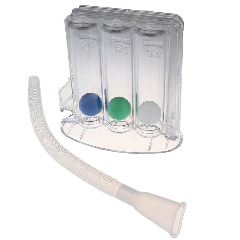 Deep Breathing Lung Capacity Exerciser Hygienic Respiratory Spirometry Traine@