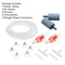 13pcs/Set Oxygen Airline Tubing Rubber 4m Hose Portable Fish Tank Home Aquarium