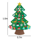 Children DIY Christmas Tree Handmade Felt Cloth Smooth Cutting Xmas Tree