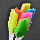 6pcs Silicone Brush, Reusable and Baking Brush for Indoor Outdoor BBQ Works on